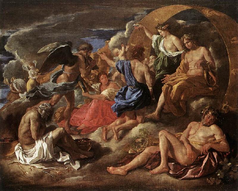 Nicolas Poussin Helios and Phaeton with Saturn and the Four Seasons Germany oil painting art